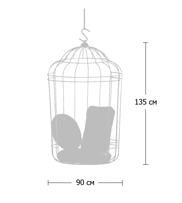 Подвесное кресло "клетка" Swing chair Cage Подвесное кресло "клетка" Swing chair Cage в Костроме