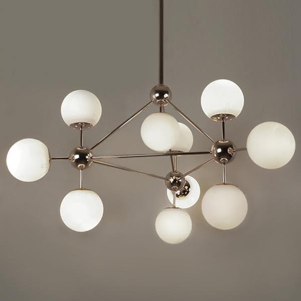 Люстра Modo Chandelier White Glass Люстра Modo Chandelier White Glass в Костроме | Loft Concept
