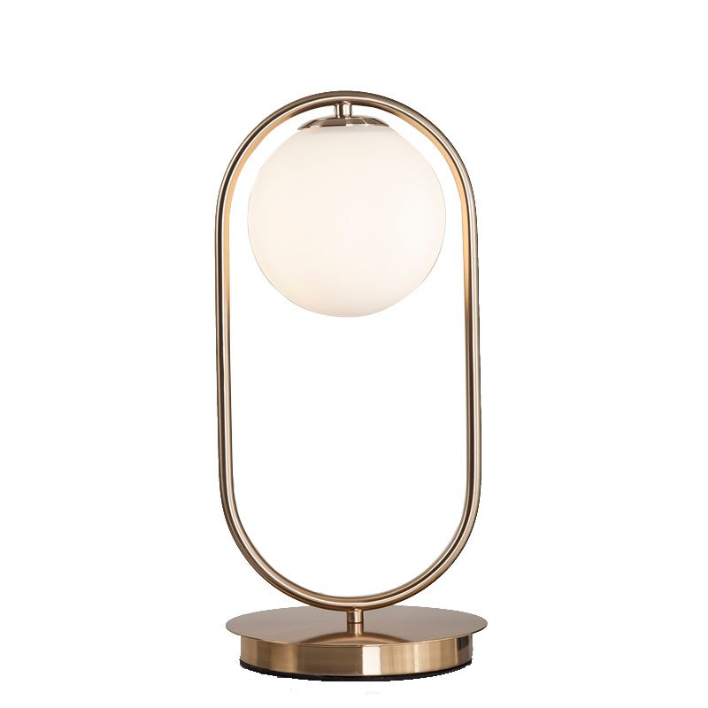Настольная лампа CORDA TABLE LAMP Белый Латунь Настольная лампа CORDA TABLE LAMP Белый Латунь в Костроме | Loft Concept
