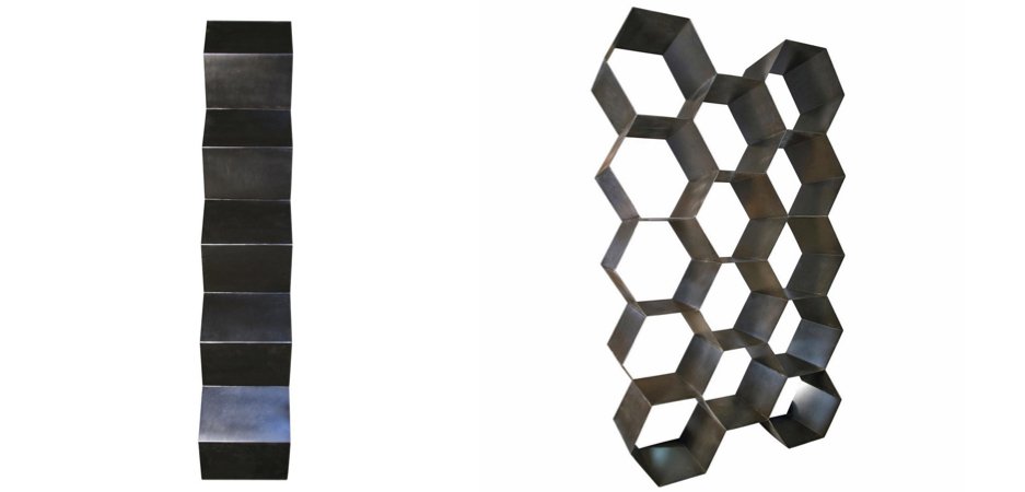 Стеллаж Industrial Loft Metal Honeycomb Стеллаж Industrial Loft Metal Honeycomb - Loft-Concept в Костроме
