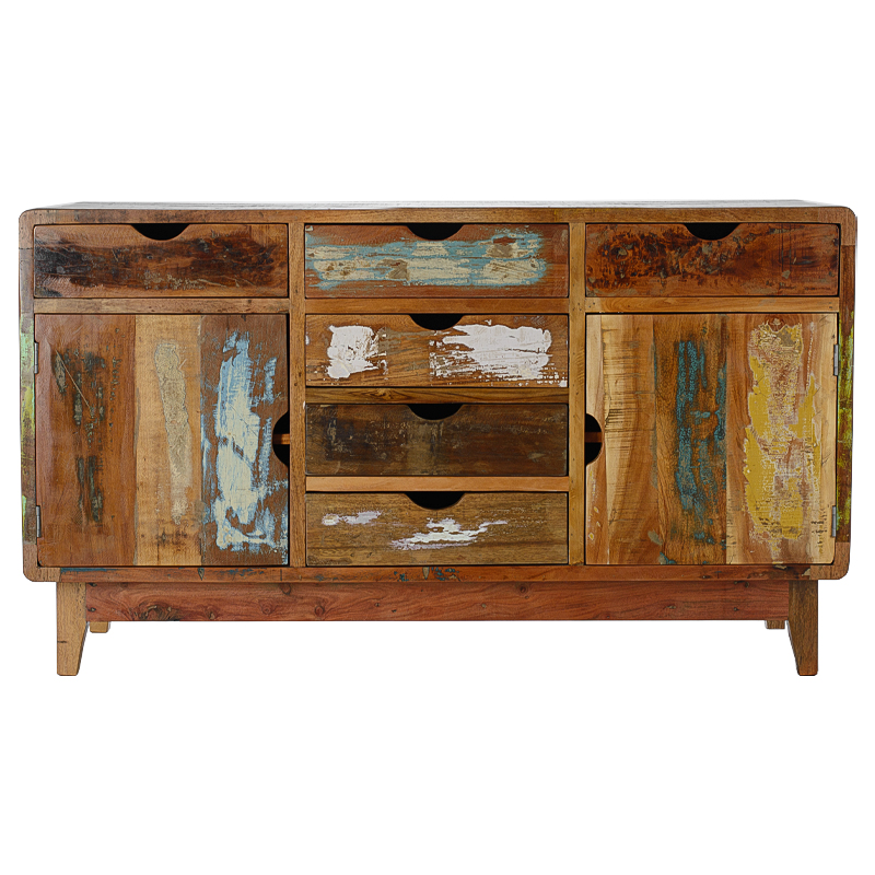 Комод Antique Wood Bureau Коричневый винтаж Комод Antique Wood Bureau Коричневый винтаж в Костроме | Loft Concept