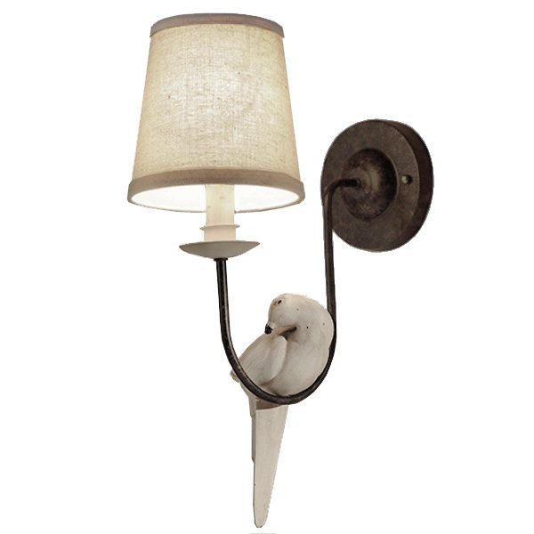 Бра Norman Bird Wall Lamp One II ivory ( слоновая кость ) Бра Norman Bird Wall Lamp One II ivory ( слоновая кость ) в Костроме | Loft Concept