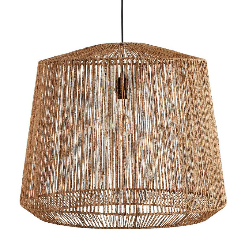 Подвесной светильник Signe Wicker Hemp Beige 59 Бежевый Подвесной светильник Signe Wicker Hemp Beige 59 Бежевый в Костроме | Loft Concept