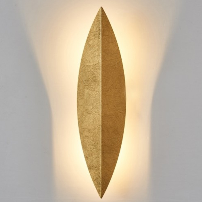 Art Deco Leaf Wall Lamp Gold Золотой Art Deco Leaf Wall Lamp Gold Золотой в Костроме | Loft Concept