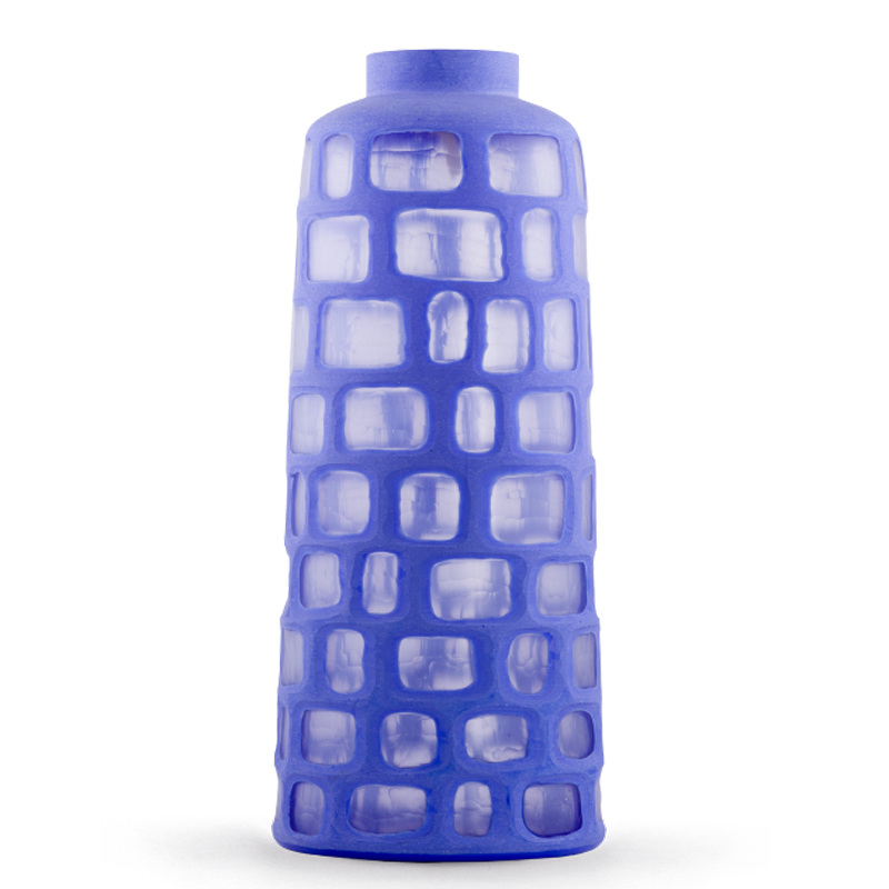 Ваза Blue Cells Vase Светло-синий Прозрачный в Костроме | Loft Concept 