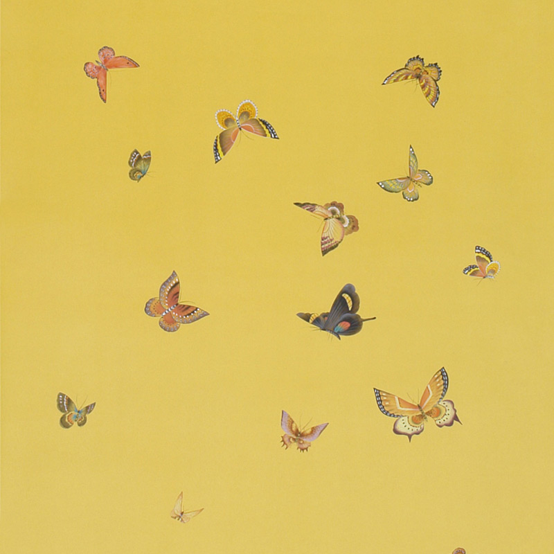 Обои ручная роспись Butterflies Monarch on dyed paper Обои ручная роспись Butterflies Monarch on dyed paper в Костроме | Loft Concept