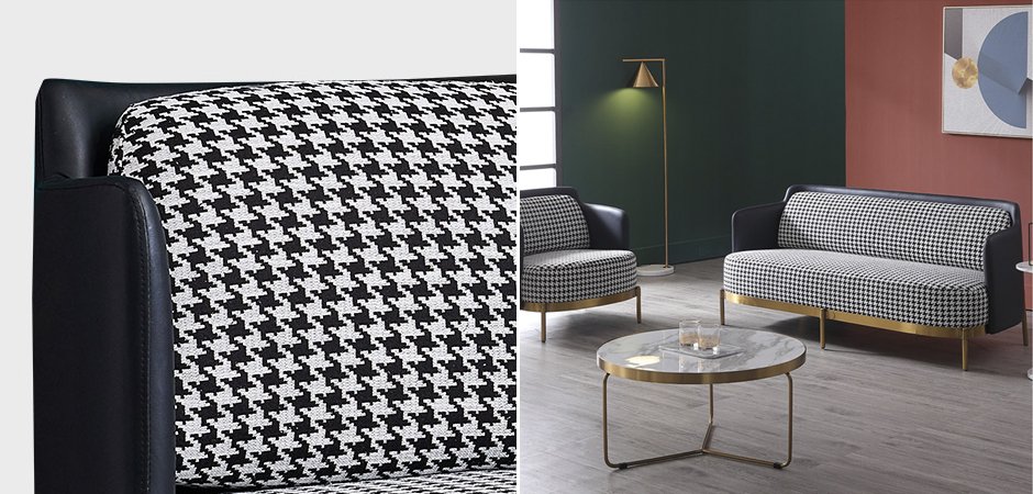 Диван Pied de poule Gray Sofa Диван Pied de poule Gray Sofa - Loft-Concept в Костроме
