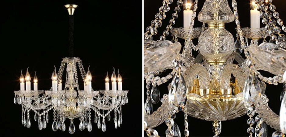 Люстра Crystal Lights Золотая Люстра Crystal Lights Золотая - Loft-Concept в Костроме