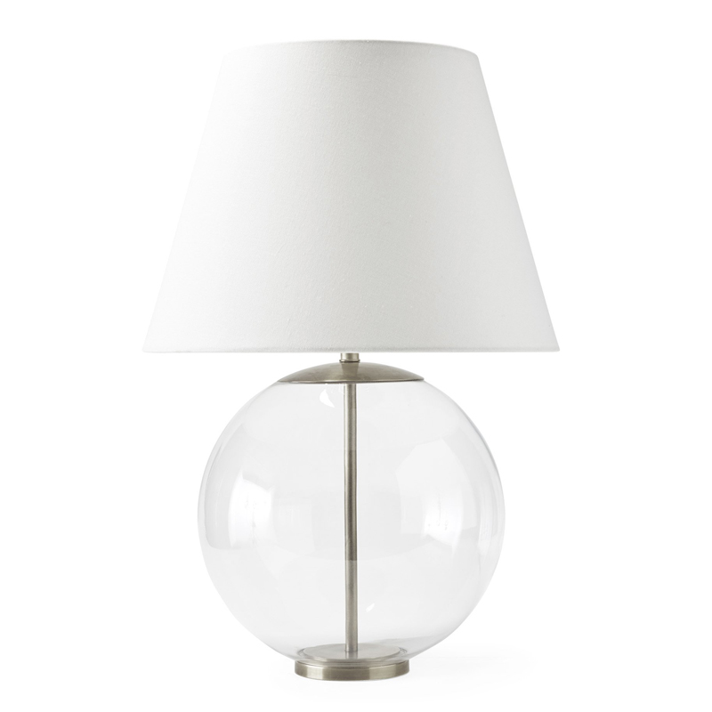 Настольная лампа Emory Table Lamp Nickel Никель Прозрачный (Transparent) Настольная лампа Emory Table Lamp Nickel Никель Прозрачный (Transparent) в Костроме | Loft Concept