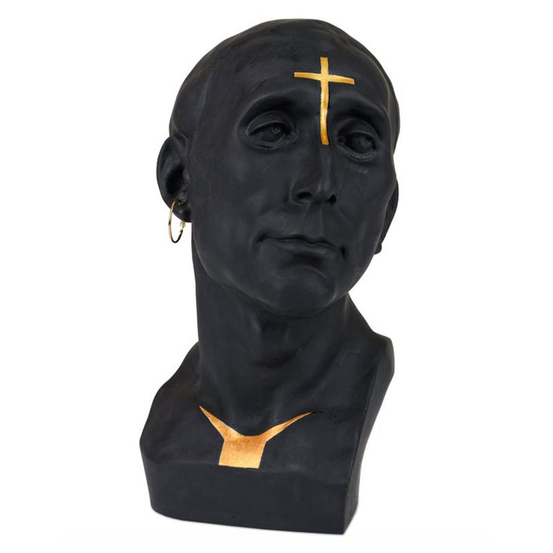 Статуэтка Bust Black Man Черный Золотой Статуэтка Bust Black Man Черный Золотой в Костроме | Loft Concept