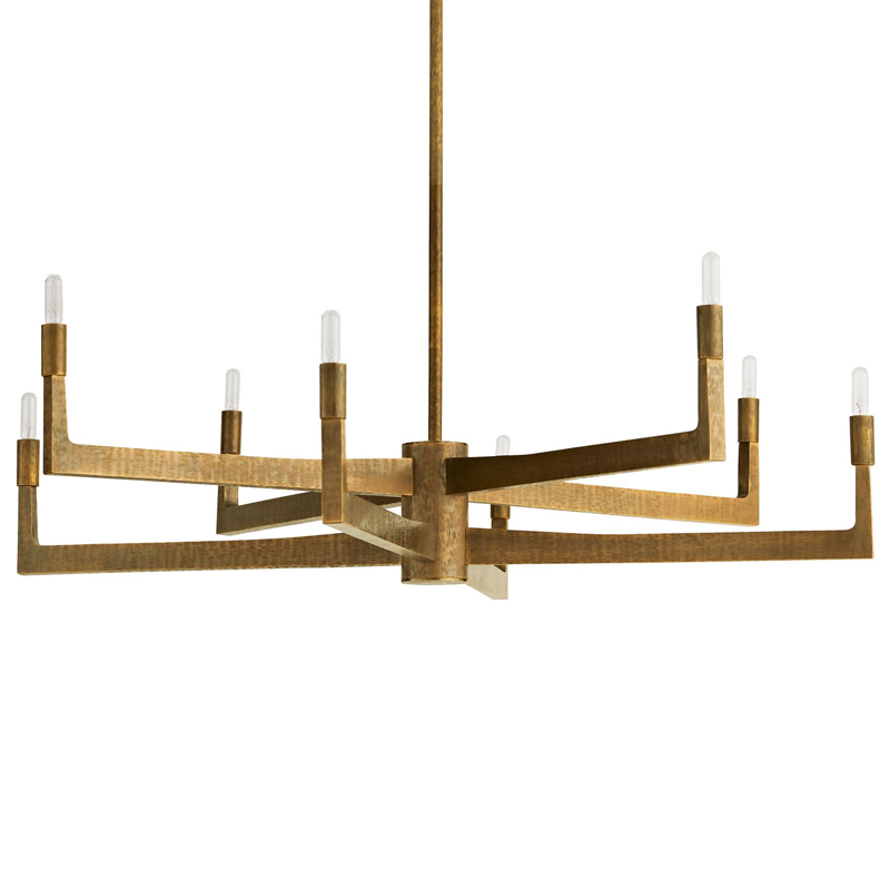Люстра Arteriors GRIFF CHANDELIER Золотой Латунь Люстра Arteriors GRIFF CHANDELIER Золотой Латунь в Костроме | Loft Concept