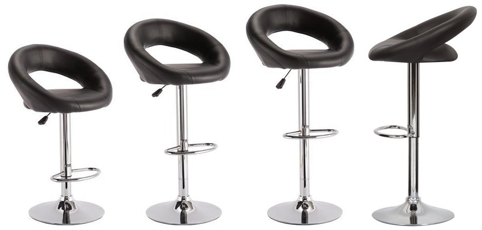 Барный стул Ring black Барный стул Ring black - Loft-Concept в Костроме