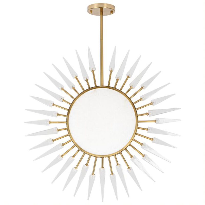 Люстра Chandelier Sun with thorns Золотой Люстра Chandelier Sun with thorns Золотой в Костроме | Loft Concept