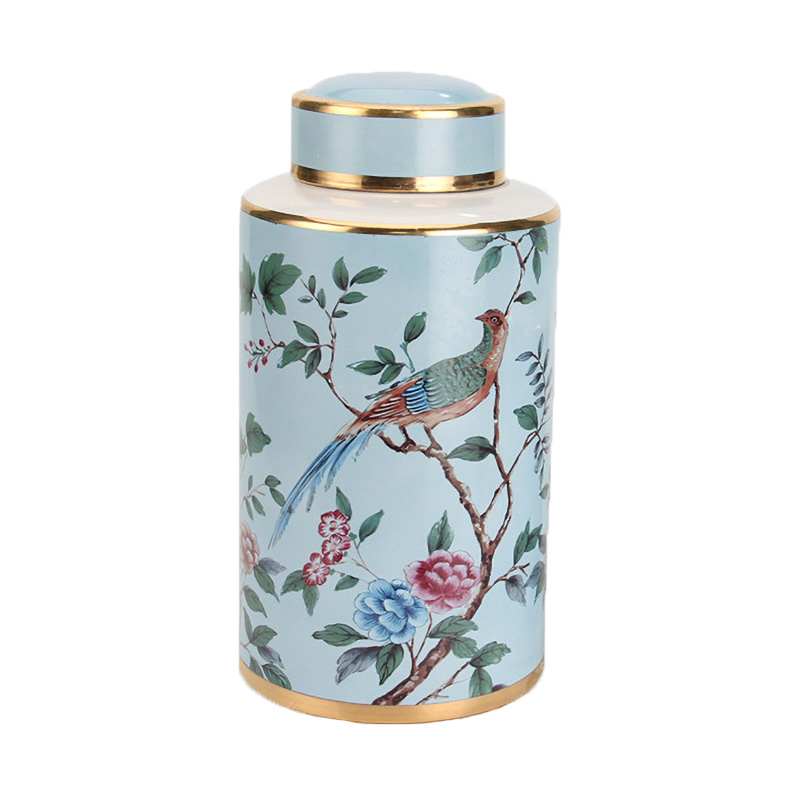 Ваза Garden Blue Vase big Мульти Ваза Garden Blue Vase big Мульти в Костроме | Loft Concept