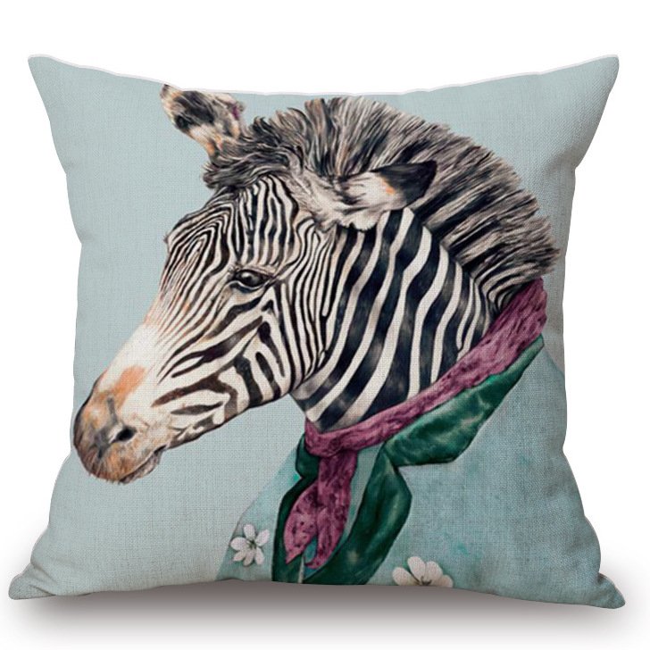 Декоративная подушка Zebra #2 Мульти Декоративная подушка Zebra #2 Мульти в Костроме | Loft Concept