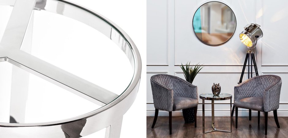 Приставной стол Neoclassic Tee Silver Приставной стол Neoclassic Tee Silver - Loft-Concept в Костроме