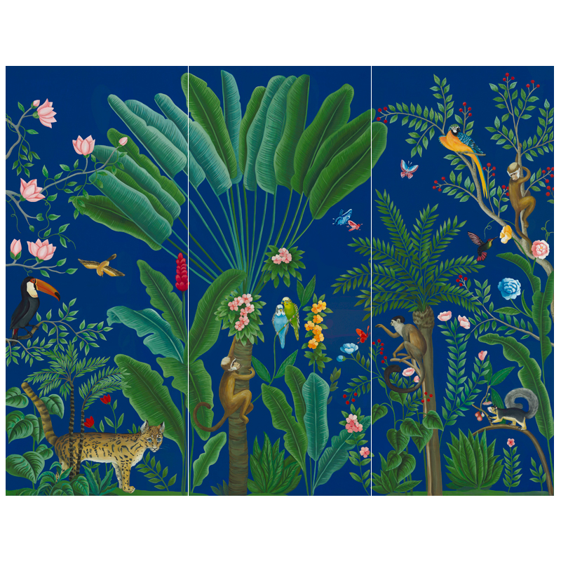 Панно Jungle Animals Мульти Панно Jungle Animals Мульти в Костроме | Loft Concept