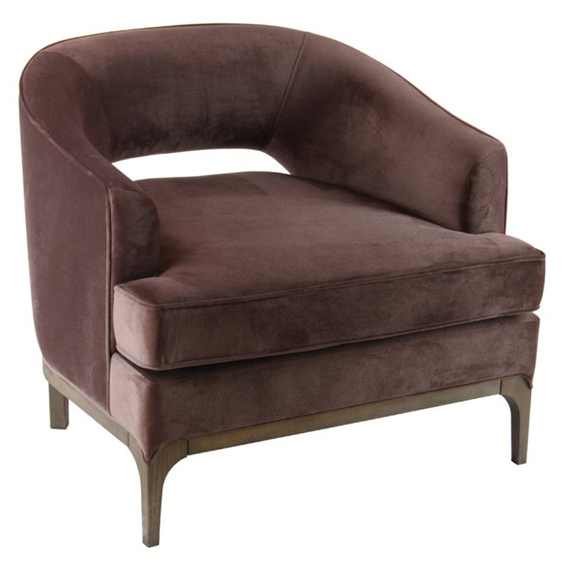 Кресло Jargini Chair velour Бургундский красный Кресло Jargini Chair velour Бургундский красный в Костроме | Loft Concept
