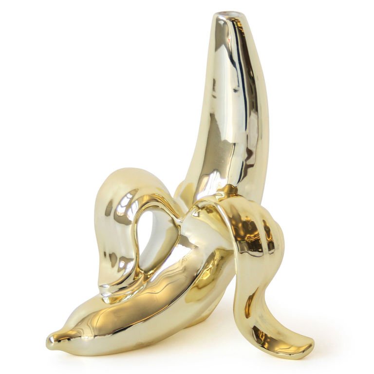 Статуэтка BANANA BUD VASE Глянцевое золото Статуэтка BANANA BUD VASE Глянцевое золото в Костроме | Loft Concept