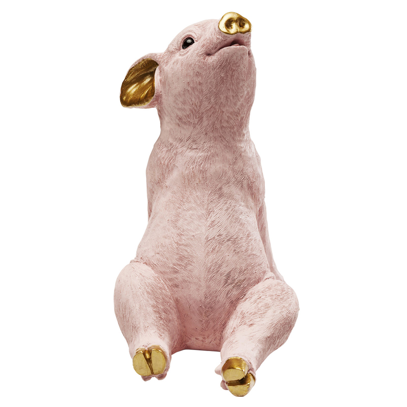 Статуэтка Funny Animals Pig Розовый Золотой Статуэтка Funny Animals Pig Розовый Золотой в Костроме | Loft Concept