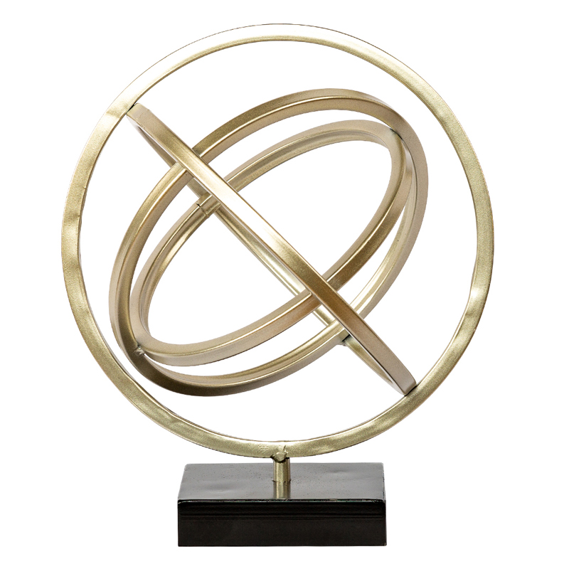 Статуэтка Sphere Sundial silver Черный Серебряный Статуэтка Sphere Sundial silver Черный Серебряный в Костроме | Loft Concept