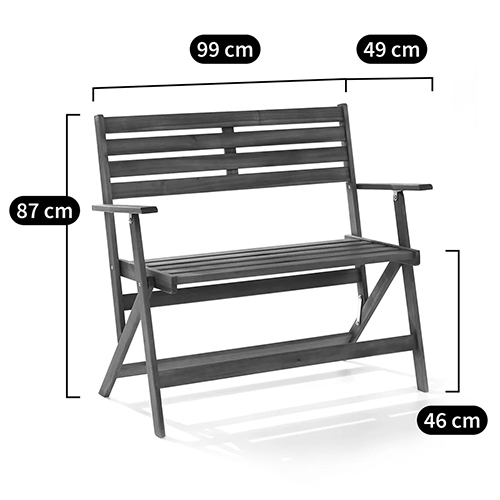Деревянная садовая скамейка складная Gary Wood Bench Деревянная садовая скамейка складная Gary Wood Bench в Костроме