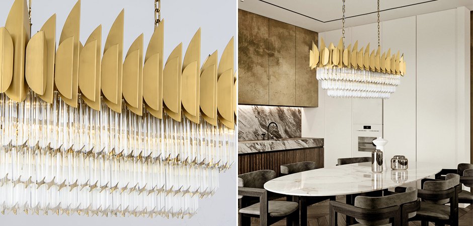 Подвесной светильник KEBO KING CHANDELIER Rectangle Подвесной светильник KEBO KING CHANDELIER Rectangle - Loft-Concept в Костроме