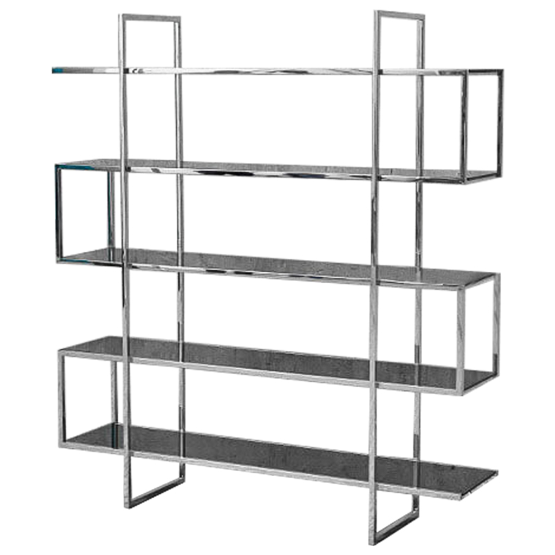 Стеллаж Maze Rack Прозрачный черный Хром Стеллаж Maze Rack Прозрачный черный Хром в Костроме | Loft Concept