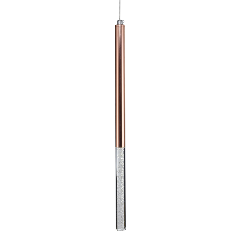 Подвесной светильник Trumpet tube boiling pink gold Розовое золото Прозрачный Подвесной светильник Trumpet tube boiling pink gold Розовое золото Прозрачный в Костроме | Loft Concept