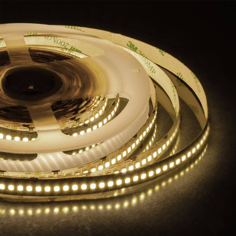 Светодиодная лента 26W/m 240Led/m 2835SMD теплый белый Белый Светодиодная лента 26W/m 240Led/m 2835SMD теплый белый Белый в Костроме | Loft Concept