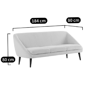 Трехместный диван с обивкой из велюра Belanger Sofa Трехместный диван с обивкой из велюра Belanger Sofa в Костроме