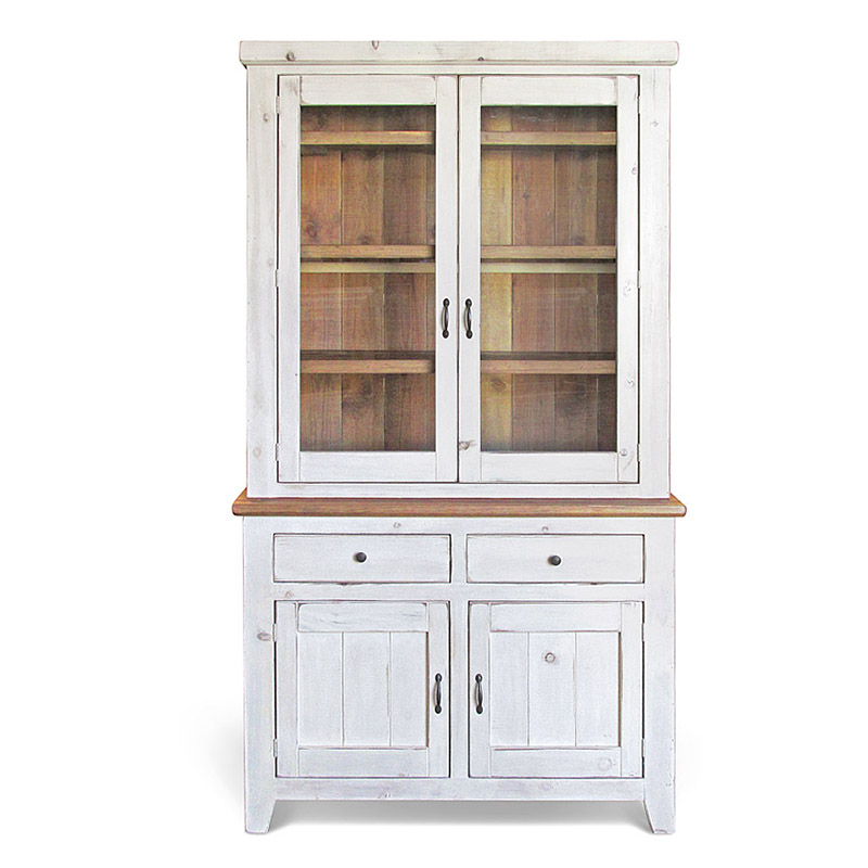Шкаф Lettera Provence HARMONIE Glass Door Белый Древесина Шкаф Lettera Provence HARMONIE Glass Door Белый Древесина в Костроме | Loft Concept