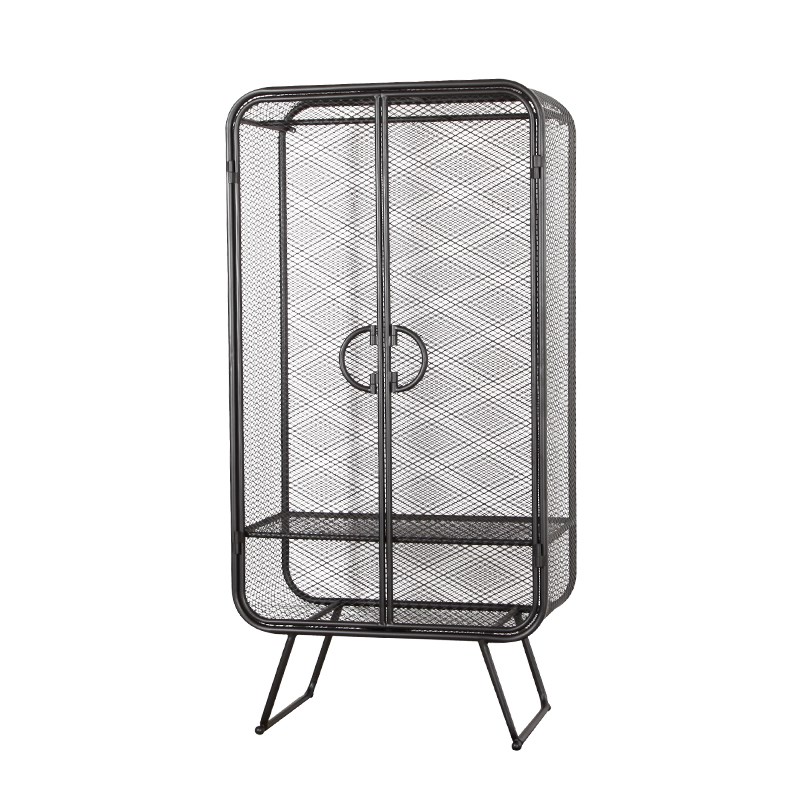 Шкаф Rhombic Grid Wardrobe Black Черный Шкаф Rhombic Grid Wardrobe Black Черный в Костроме | Loft Concept