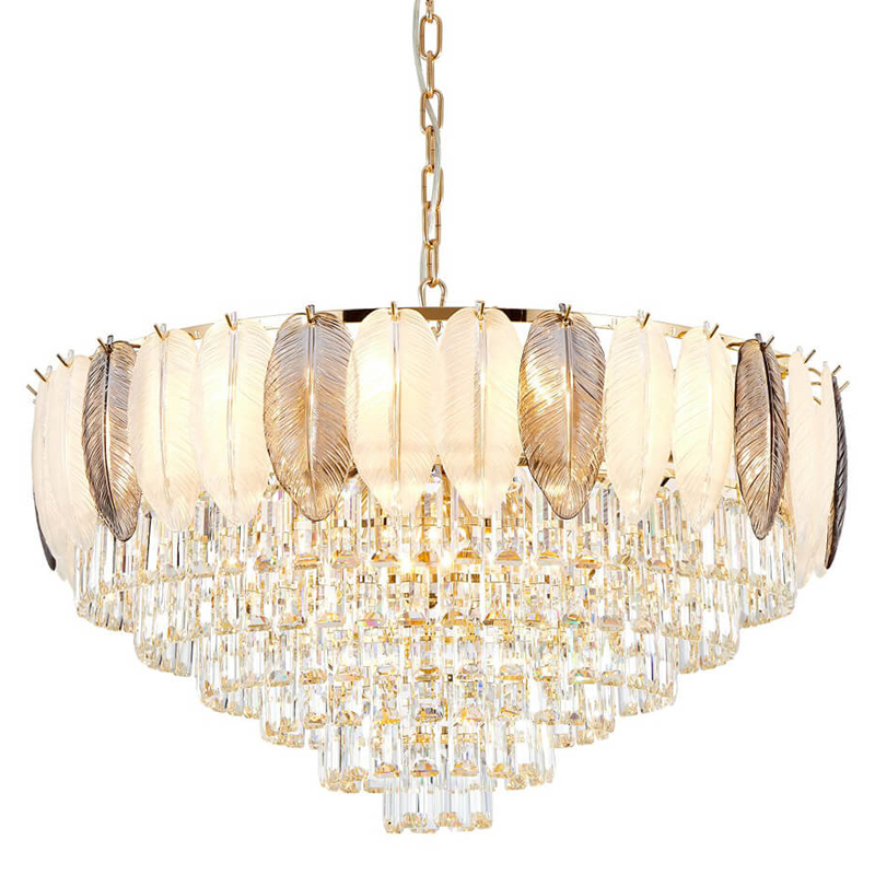 Люстра Crystal in Petals Chandelier 79 Глянцевое золото Люстра Crystal in Petals Chandelier 79 Глянцевое золото в Костроме | Loft Concept