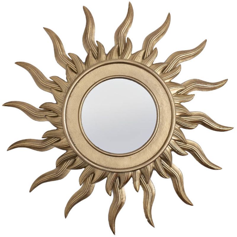 Зеркало настенное Bright sun Золотой Зеркало Зеркало настенное Bright sun Золотой Зеркало в Костроме | Loft Concept
