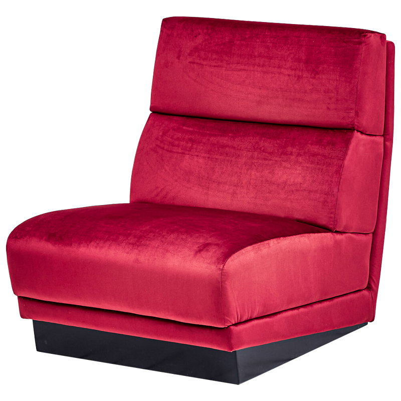 Кресло Berkeley Chair Crimson Малиновый (Crimson) Черный Кресло Berkeley Chair Crimson Малиновый (Crimson) Черный в Костроме | Loft Concept