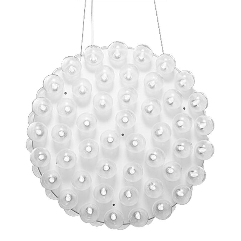 Люстра Gabrielle Circle Chandeliers Белый Прозрачный Люстра Gabrielle Circle Chandeliers Белый Прозрачный в Костроме | Loft Concept