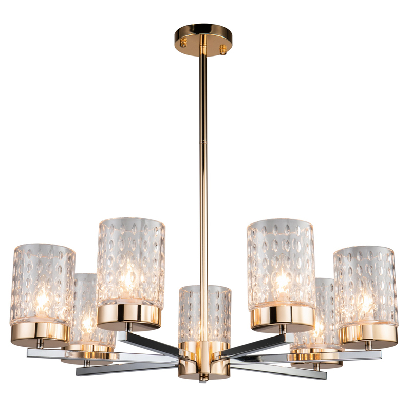Люстра Didian Chandelier 80 Глянцевое золото Хром Прозрачный Люстра Didian Chandelier 80 Глянцевое золото Хром Прозрачный в Костроме | Loft Concept