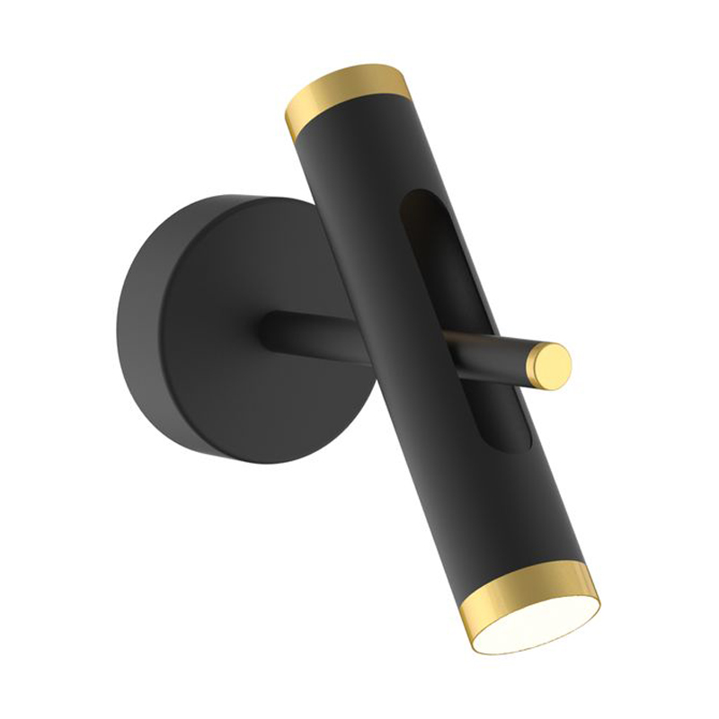 Бра Rainer Sconce black Черный Золотой Бра Rainer Sconce black Черный Золотой в Костроме | Loft Concept