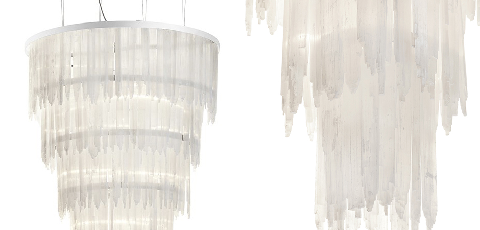 Люстра LAMP SELENITE ROUND chromium 80 Люстра LAMP SELENITE ROUND chromium 80 - Loft-Concept в Костроме