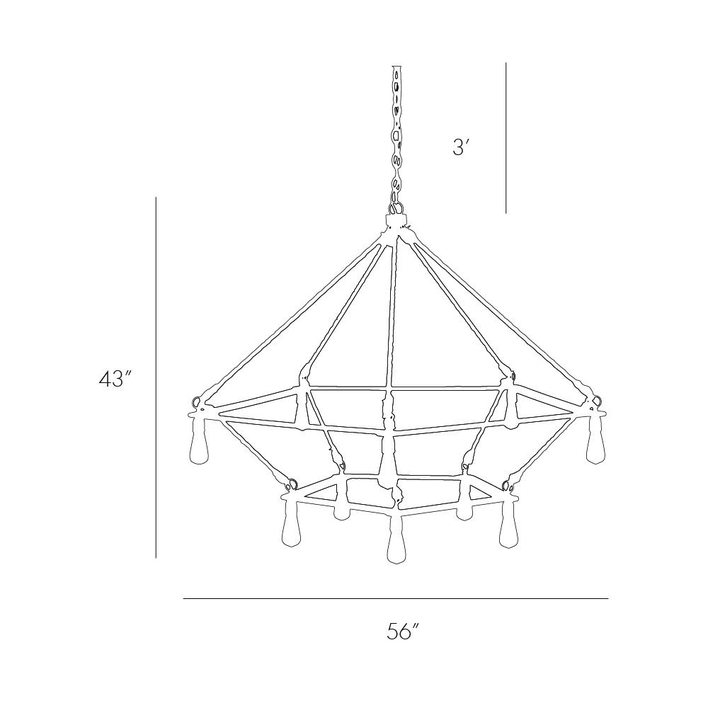 Люстра Arteriors MCINTYRE TWO TIERED CHANDELIER Люстра Arteriors MCINTYRE TWO TIERED CHANDELIER в Костроме