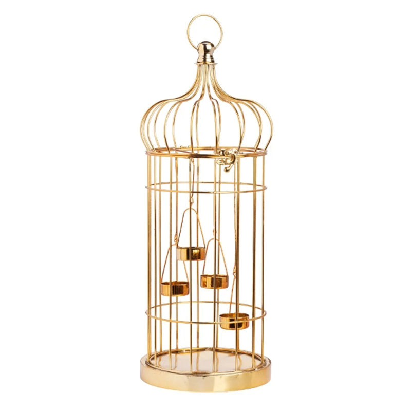 Подсвечник Cage Золотой Подсвечник Cage Золотой в Костроме | Loft Concept