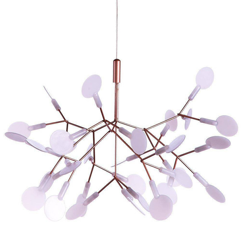 Люстра Heracleum copper 50 Медь Белый Люстра Heracleum copper 50 Медь Белый в Костроме | Loft Concept