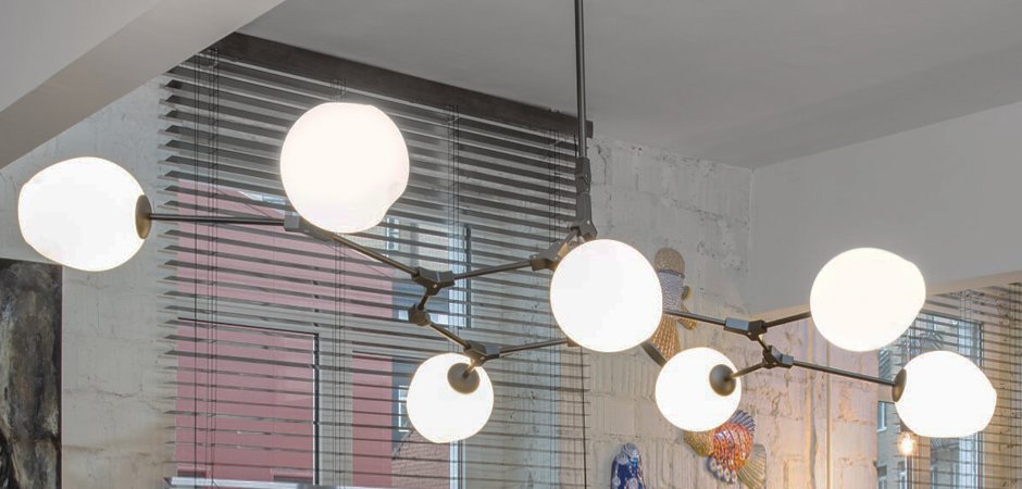 Люстра Сrumpled Bubble White Glass Люстра Сrumpled Bubble White Glass - Loft-Concept в Костроме