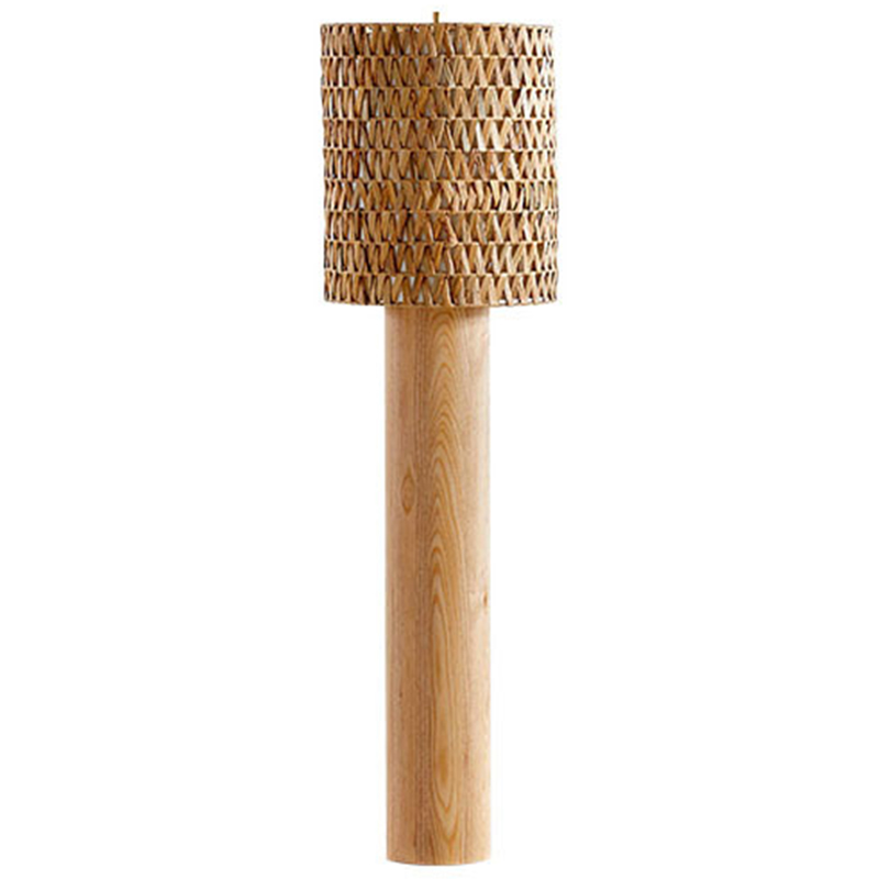 Торшер Wicker Furniture Tenny Floor Lamp Древесина Торшер Wicker Furniture Tenny Floor Lamp Древесина в Костроме | Loft Concept