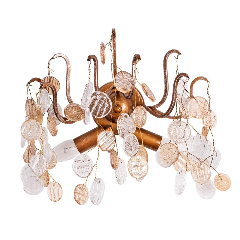 Бра FAIRYTREE Wall Lamp Amber Бронза Янтарный Прозрачное Стекло Бра FAIRYTREE Wall Lamp Amber Бронза Янтарный Прозрачное Стекло в Костроме | Loft Concept