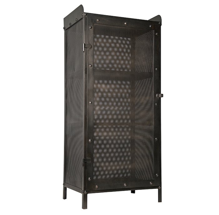 Буфет Industrial Loft Dark Metal Tall Cabinet Черный Буфет Industrial Loft Dark Metal Tall Cabinet Черный в Костроме | Loft Concept