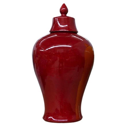 Ваза с крышкой Red Water-glass Красный Ваза с крышкой Red Water-glass Красный в Костроме | Loft Concept