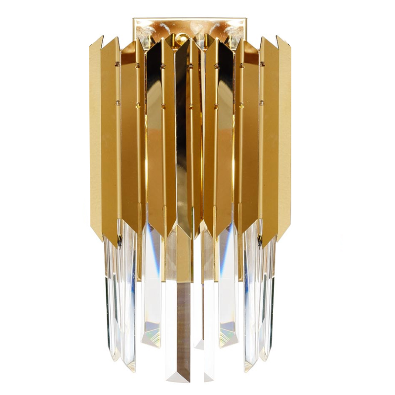 Бра Empire Suspension S Глянцевое золото Прозрачное Стекло Бра Empire Suspension S Глянцевое золото Прозрачное Стекло в Костроме | Loft Concept