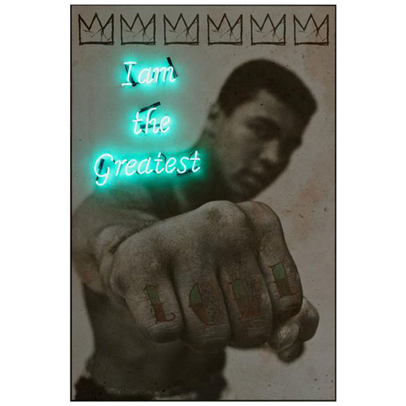 Неоновый постер Muhammad Ali Мульти Неоновый постер Muhammad Ali Мульти в Костроме | Loft Concept